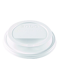 Solo Traveler Sip Through Lids for ThermoGuard Hot Cups, Fits 12, 16, 20, 24 oz, White, 1,200/Carton (DCCTL1224TG)