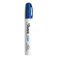 Sharpie Permanent Paint Marker, Medium Bullet Tip, Blue (SAN35551)
