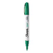 Sharpie Permanent Paint Marker, Fine Bullet Tip, Green (SAN35537)