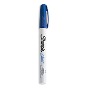 Sharpie Permanent Paint Marker, Fine Bullet Tip, Blue (SAN35536)