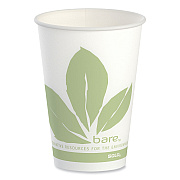 Solo Bare Eco-Forward Paper Cold Cups, 7 oz, Green/White, 100/Sleeve, 20 Sleeves/Carton (SCCR7BBBB)