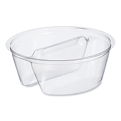 Dart Plastic Cup Insert, 3.5 oz, 3.6" Diameter x 1.3"h, Clear, 1,000/Carton (DCCPF35C2)