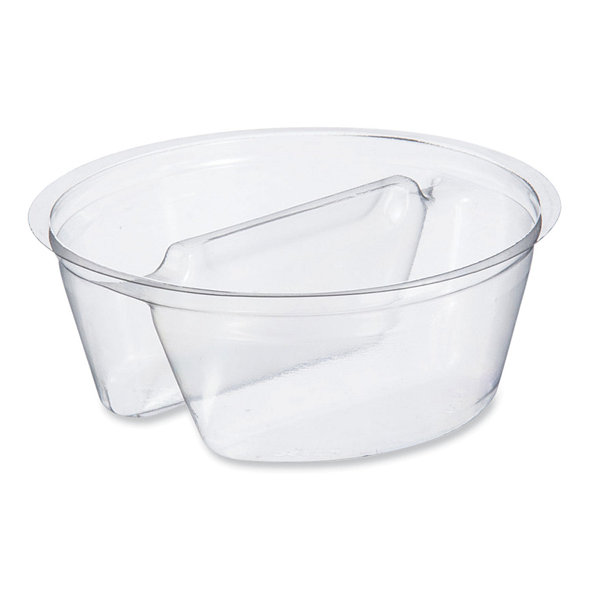 Dart Plastic Cup Insert, 3.5 oz, 3.6" Diameter x 1.3"h, Clear, 1,000/Carton (DCCPF35C2)