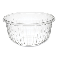 Dart PresentaBowls Clear Bowls, 48 oz, PET Plastic, 63/Bag, 252/Carton (DCCPET48B)