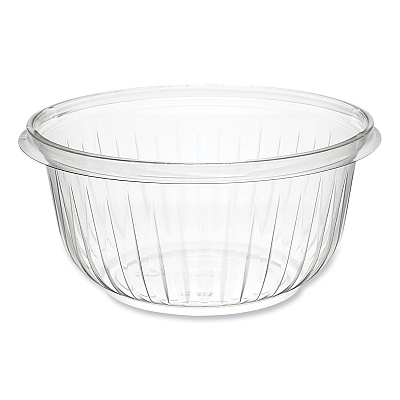 Dart PresentaBowls Clear Bowls, 16 oz, Plastic, 63/Bag, 504/Carton (DCCPET16B)