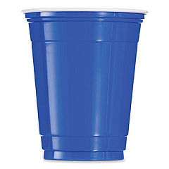 Solo Party Cup Plas 12-14Oz Blu 20/50 (DCCP12SB)