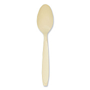 Solo Impress Heavyweight Full-Length Polystyrene Cutlery, Teaspoon, Champagne, 1,000/Carton (SCCHSATX)