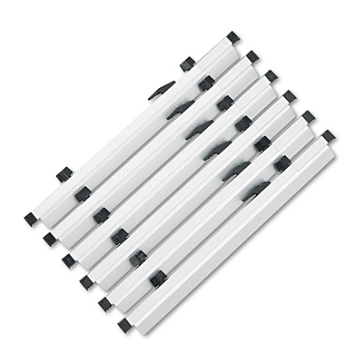 Safco Sheet File Hanging Clamps, 100 Sheets Per Clamp, 18" Length, 6/Carton (SAF50016)