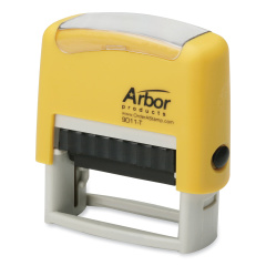 AbilityOne 7520012074111 SKILCRAFT Pre-Inked Message Stamp, COMPLETED, Red
