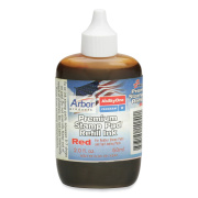 AbilityOne 7510001614240 SKILCRAFT Stamp Pad Ink, 2 oz Bottle, Red