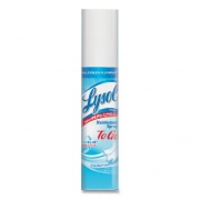 LYSOL Disinfectant Spray To Go, Crisp Linen, 1 oz Aerosol Spray, 12/Carton (79132CT)