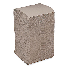 Boardwalk Beverage Napkins, 1-Ply, 9.5" x 9.5", Kraft, 500/Pack, 8 Packs/Carton (BWK8300K)
