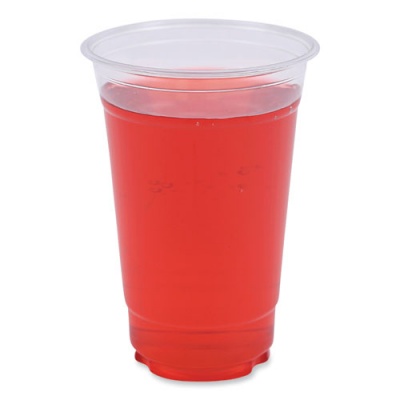 Boardwalk Clear Plastic Cold Cups, 20 oz, PET, 50 Cups/Sleeve, 20 Sleeves/Carton (PET20)