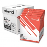 Universal Copy Paper Convenience Carton, 92 Bright, 20 lb Bond Weight, 8.5 x 11, White, 500 Sheets/Ream, 5 Reams/Carton (11289)