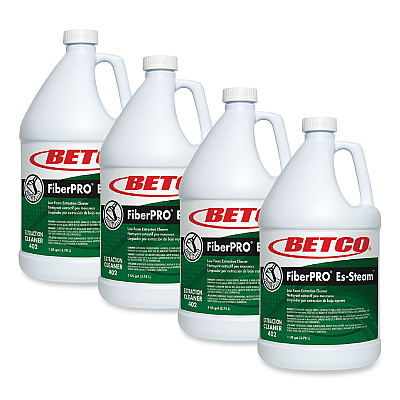 Betco FiberPRO Es-Steam Carpet Cleaner, Country Fresh, 1 gal Bottle, 4/Carton (BET4020400)
