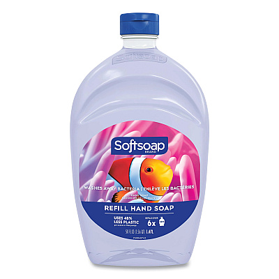 Softsoap Liquid Hand Soap Refill, Fresh Scent, 50 oz, 6/Carton (CPC45993)