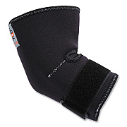 ergodyne ProFlex 655 Compression Arm Sleeve with Strap, X-Large, Black (EGO16585)