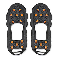 ergodyne Trex 6304 One-Piece Step-In Full Coverage Ice Cleats, Small, Black, Pair (EGO16782)