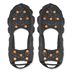 ergodyne Trex 6304 One-Piece Step-In Full Coverage Ice Cleats, Small, Black, Pair (EGO16782)