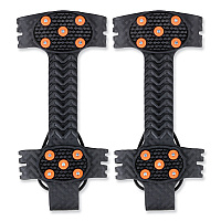 ergodyne Trex 6310 Adjustable Slip-On Ice Cleats, Medium, Black, Pair (EGO16773)