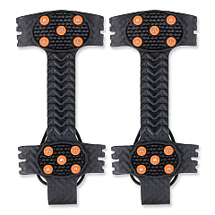 ergodyne Trex 6310 Adjustable Slip-On Ice Cleats, Medium, Black, Pair (EGO16773)