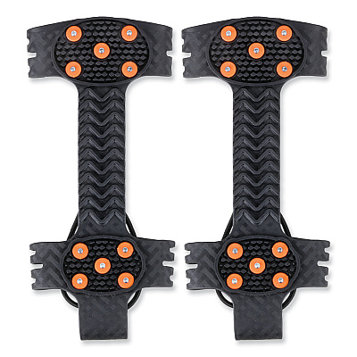 ergodyne Trex 6310 Adjustable Slip-On Ice Cleats, Medium, Black, Pair (EGO16773)
