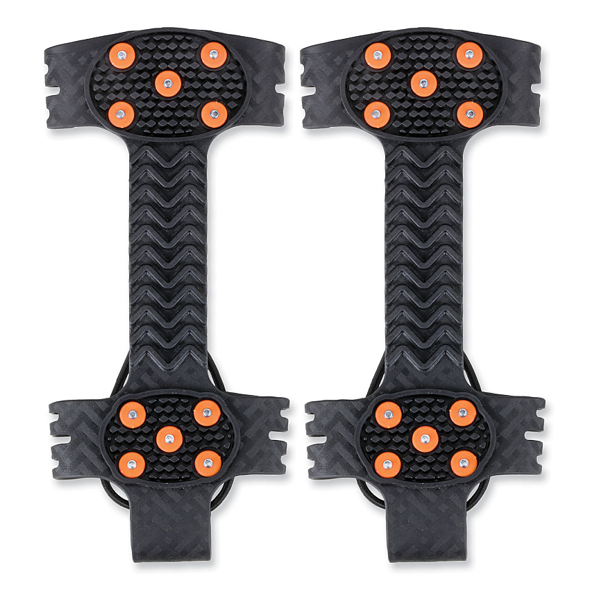 ergodyne Trex 6310 Adjustable Slip-On Ice Cleats, Medium, Black, Pair (EGO16773)