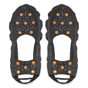 ergodyne Trex 6304 One-Piece Step-In Full Coverage Ice Cleats, X-Large, Black, Pair (EGO16785)