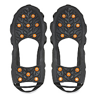 ergodyne Trex 6304 One-Piece Step-In Full Coverage Ice Cleats, X-Large, Black, Pair (EGO16785)