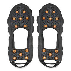 ergodyne Trex 6304 One-Piece Step-In Full Coverage Ice Cleats, X-Large, Black, Pair (EGO16785)