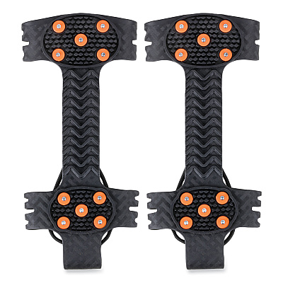 ergodyne Trex 6310 Adjustable Slip-On Ice Cleats, Large, Black, Pair (EGO16774)