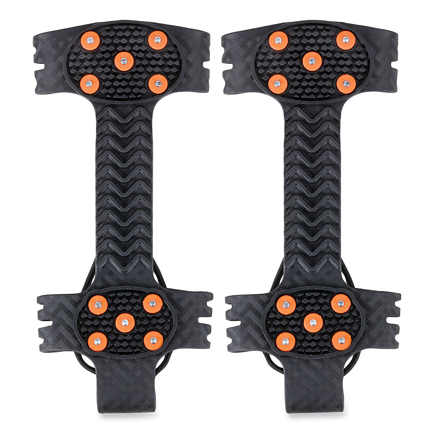 ergodyne Trex 6310 Adjustable Slip-On Ice Cleats, Large, Black, Pair (EGO16774)