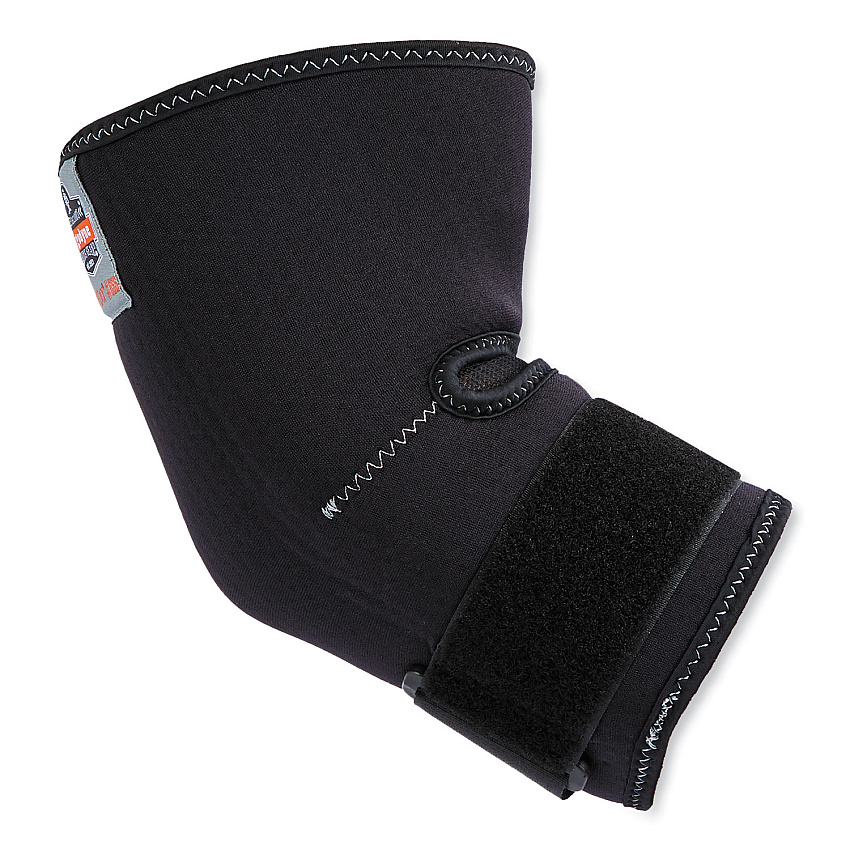 ergodyne ProFlex 655 Compression Arm Sleeve with Strap, 2X-Large, Black (EGO16586)