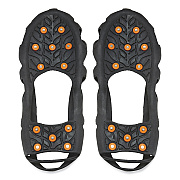 ergodyne Trex 6304 One-Piece Step-In Full Coverage Ice Cleats, Medium, Black, Pair (EGO16783)