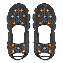ergodyne Trex 6304 One-Piece Step-In Full Coverage Ice Cleats, Medium, Black, Pair (EGO16783)