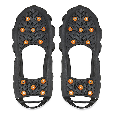 ergodyne Trex 6304 One-Piece Step-In Full Coverage Ice Cleats, Medium, Black, Pair (EGO16783)