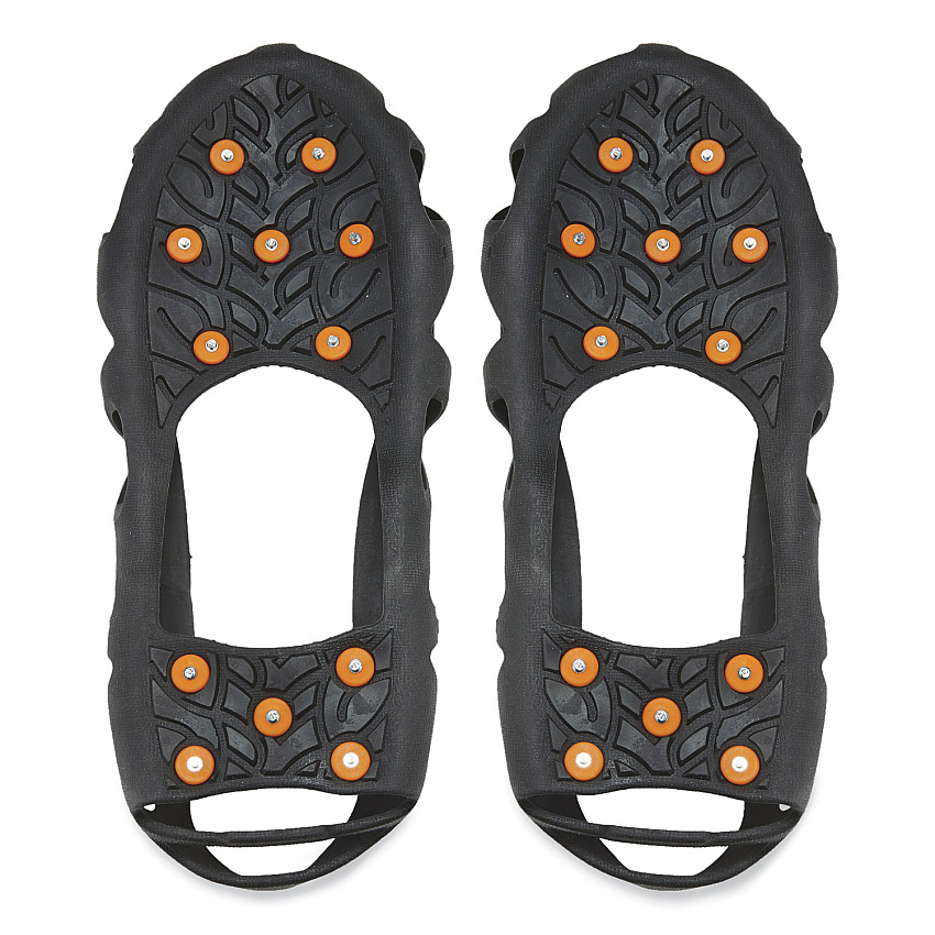 ergodyne Trex 6304 One-Piece Step-In Full Coverage Ice Cleats, Medium, Black, Pair (EGO16783)