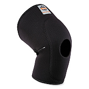 ergodyne ProFlex 615 Open Patella Anterior Pad Knee Sleeve, X-Large, Black (EGO16535)