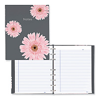Blueline NotePro Notebook, 1-Subject, Medium/College Rule, Pink/Gray Cover, (75) 9.25 x 7.25 Sheets (REDA601601)