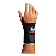 ergodyne ProFlex 4010 Double Strap Wrist Support, Small, Fits Left Hand, Black (EGO70032)