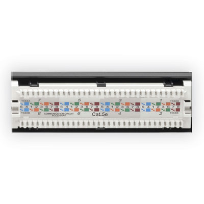 Tripp Lite CAT5/CAT5e PoE Patch Panel, Black, Ships in 7-10 Business Days (N052P24)