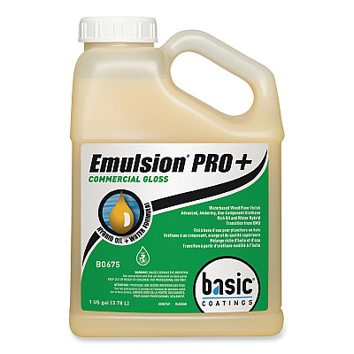 Betco Emulsion Pro+ Floor Finish and Sealer, 1 gal Bottle, 4/Carton (BETB06754312)