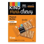 KIND Minis Chewy, Peanut Butter, 0.81 oz 10/Pack (27895)