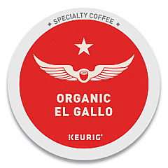 Intelligentsia El Gallo Organic Coffee K-Cups, Light Roast, 20/Box (GMT0154)