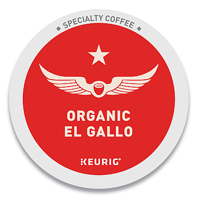Intelligentsia El Gallo Organic Coffee K-Cups, Light Roast, 20/Box (GMT0154)