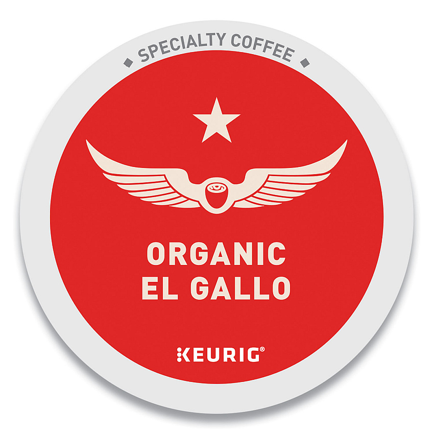 Intelligentsia El Gallo Organic Coffee K-Cups, Light Roast, 20/Box (GMT0154)