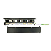 Tripp Lite CAT6a Patch Panel Shielded 24-Port, Black, Ships in 7-10 Business Days (N2520246ASH)