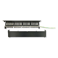 Tripp Lite CAT6a Patch Panel Shielded 24-Port, Black, Ships in 7-10 Business Days (N2520246ASH)