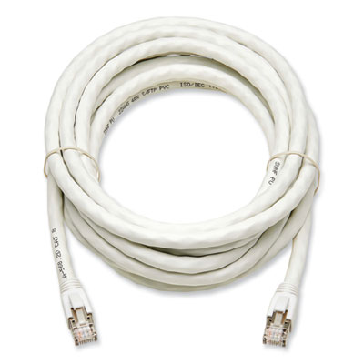 Tripp Lite CAT8 Snagless Patch Cable 15 ft, White , Ships in 7-10 Business Days (TRPN272015WH)