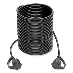 Tripp Lite CAT5e/CAT6 STP Outdoor Industrial Patch Cable, 33 ft, Black, Ships in 7-10 Business Days (TRPN206PC33IND)
